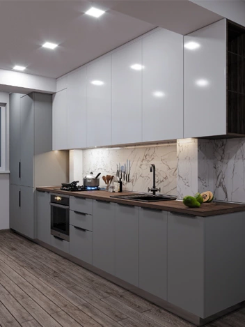 Minimalism Style I-shaped Kitchen Cabinet