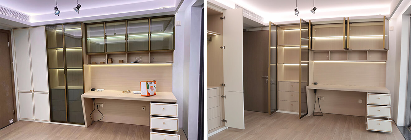 China, Shenzhen Apartment Whole House Cabinet Customization Project