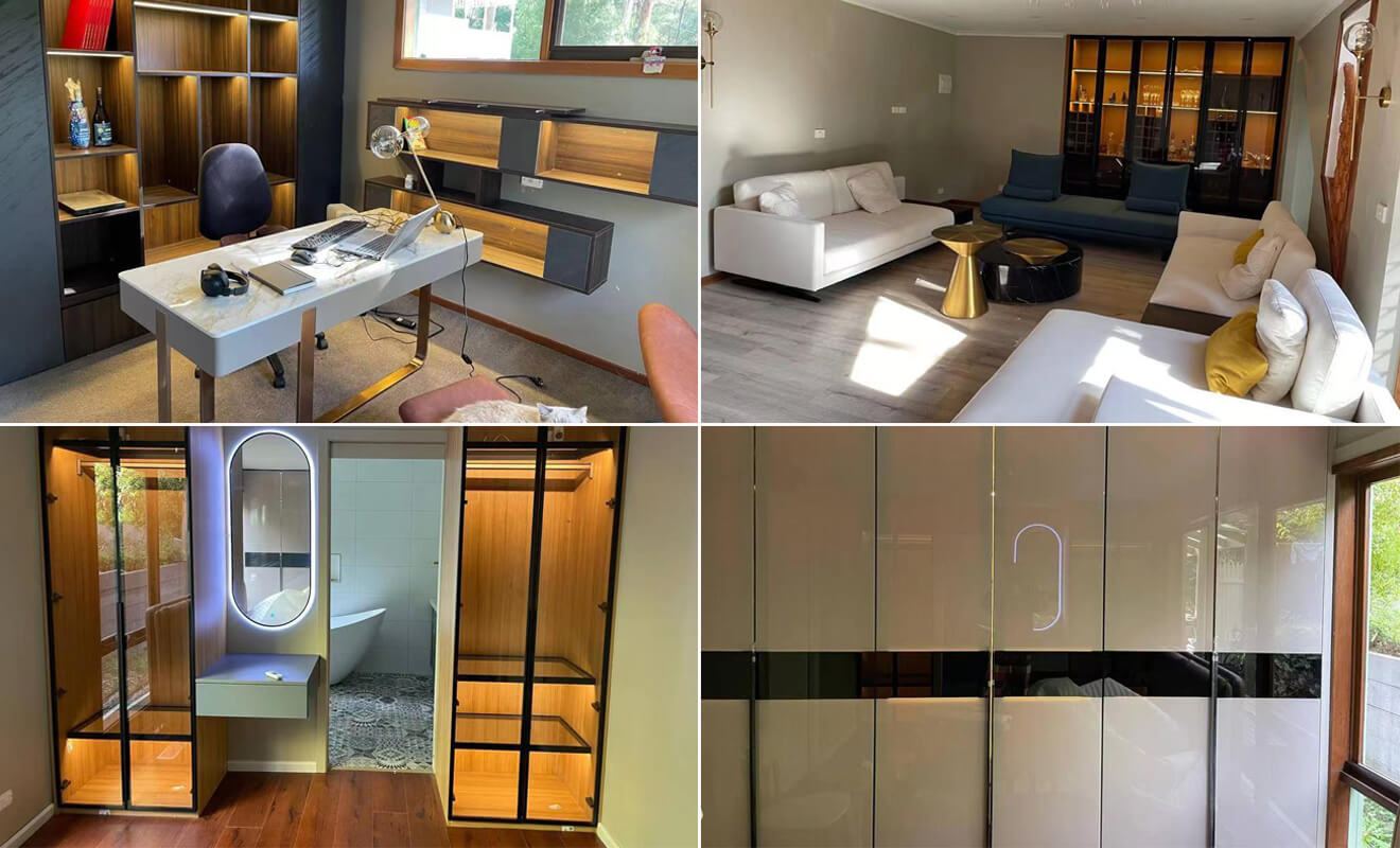 Australia Villa Modern Style Whole House Cabinet Customization Project