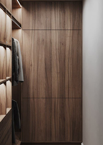 Bedroom Storage Wardrobe Cabinet Designs with Led Light