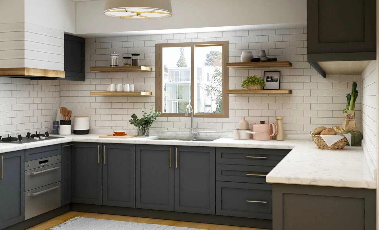 Grey Kitchen Cabinet