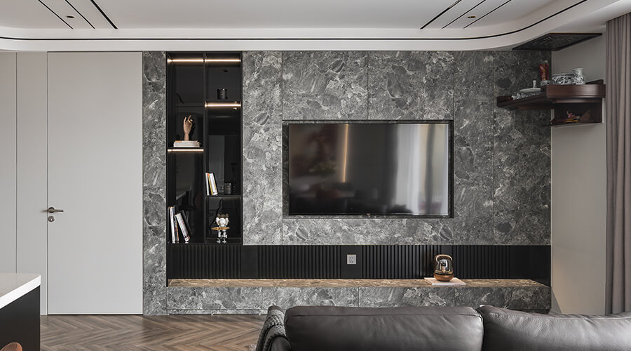 The Combination Of Black, White, And Gray Colors Whole House Cabinet Customization