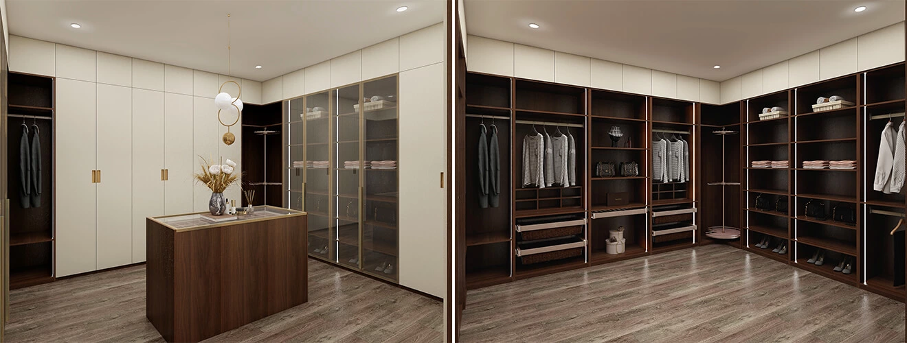 Modern Wooden Wardrobe