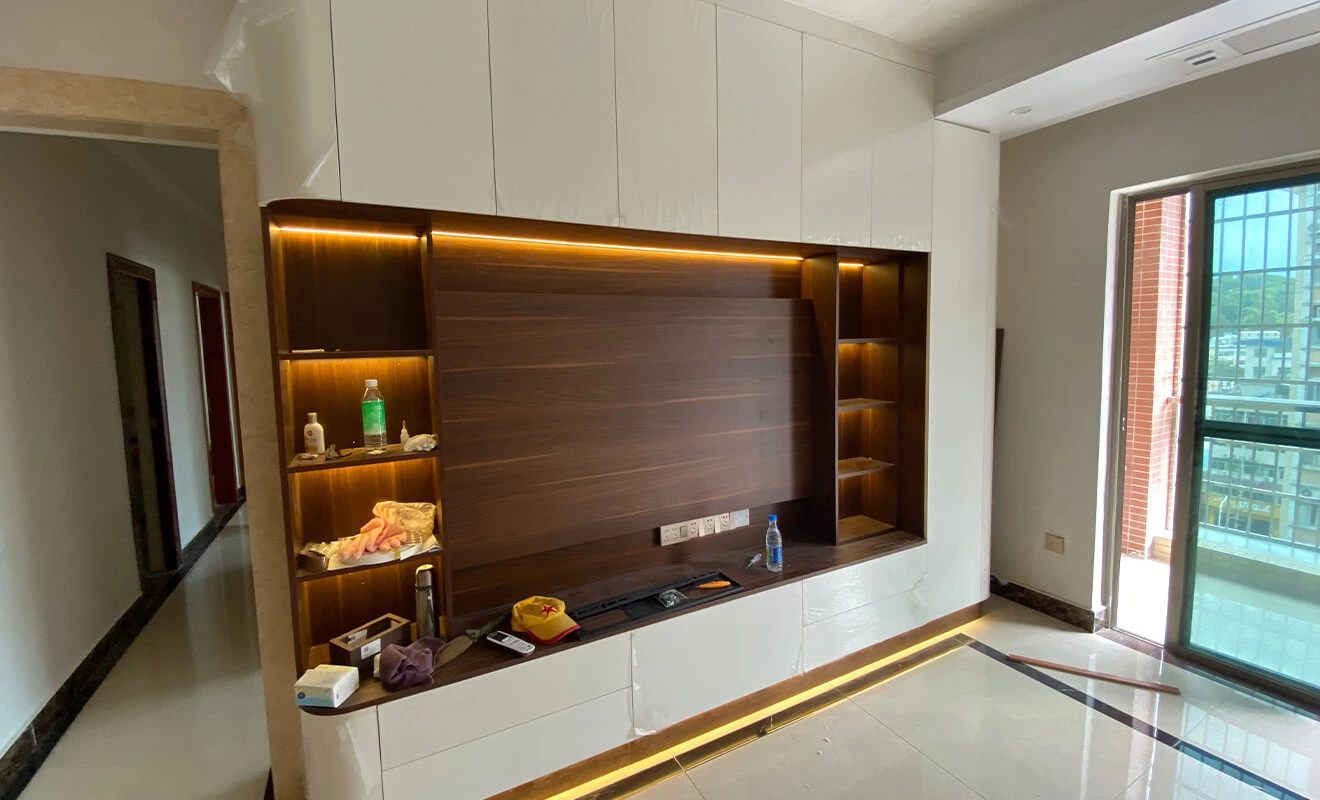 Guangzhou, China Custom Apartment Cabinet Project-June 2023