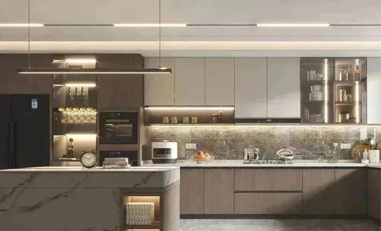 Open Kitchen Lighting