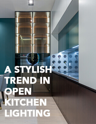 The Allure of No Main Lights: A Stylish Trend in Open Kitchen Lighting