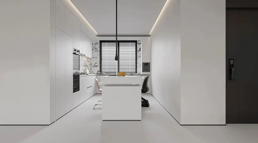 U-shaped Kitchen Cabinet