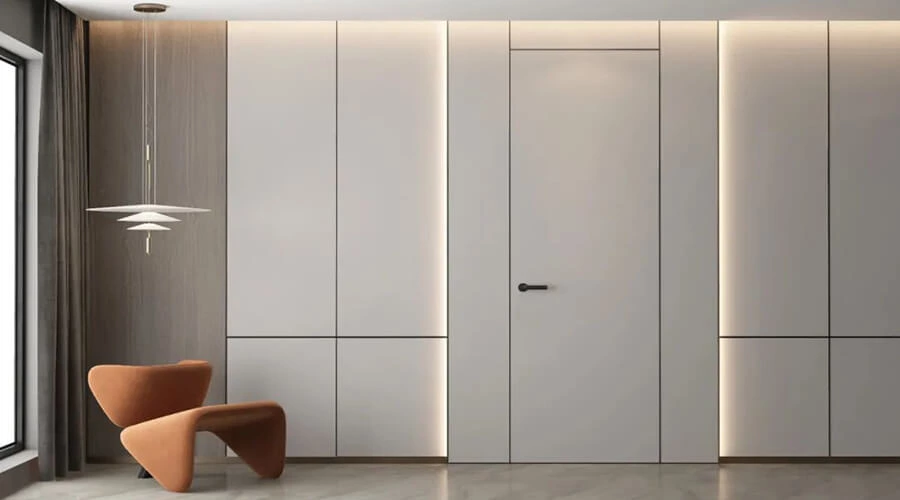 Minimalist Plywood Door