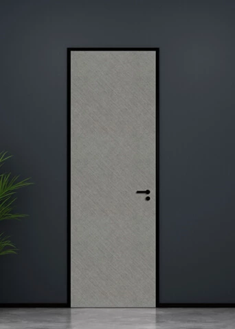 Fabric Textured Surface Melamine Door