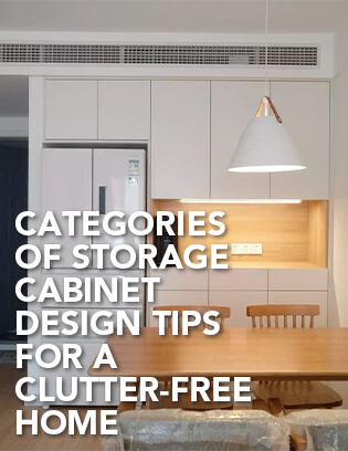 7 Categories of Storage Kitchen Cabinet Design Tips for a Clutter-free Home