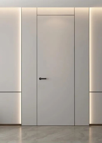 Minimalist Plywood Door