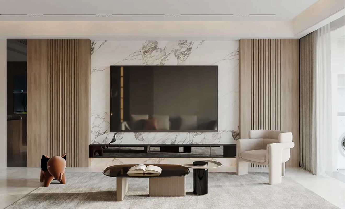 3 Artful Fusions of Customized TV Wall Cabinet Units - ALLURE