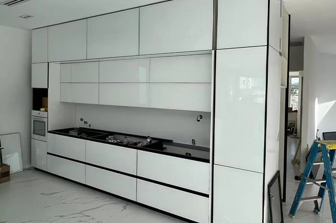 Australia Villa Custom Kitchen Cabinet Project-June 2023