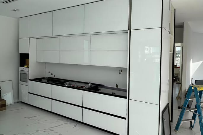 Australia Villa Custom Kitchen Cabinet Project-June 2023