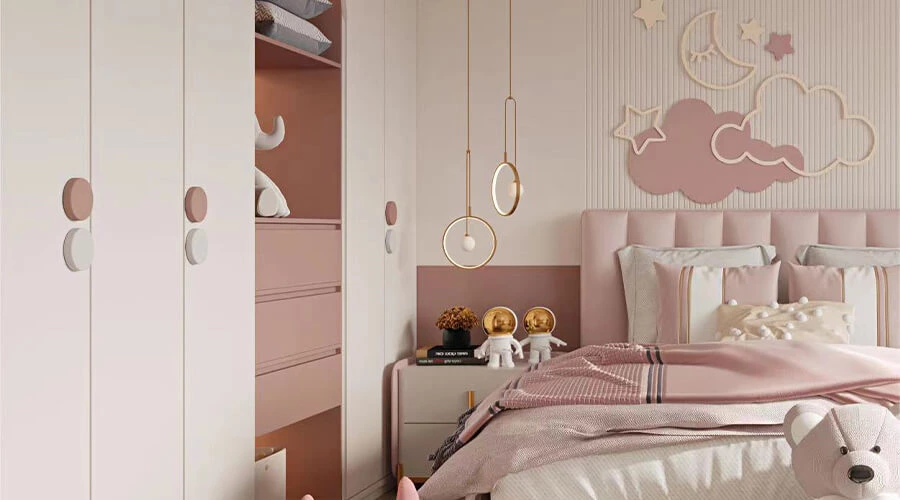 Pink Wardrobe Unit