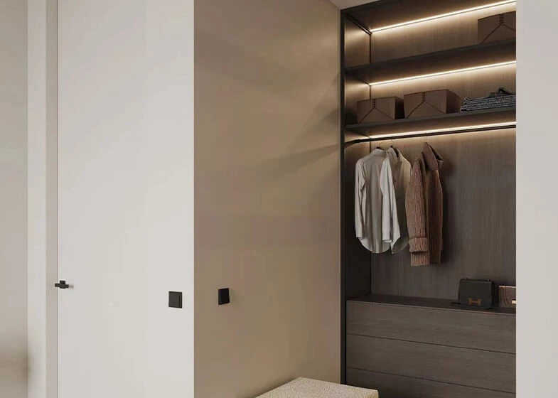 Small Walk-in Closet