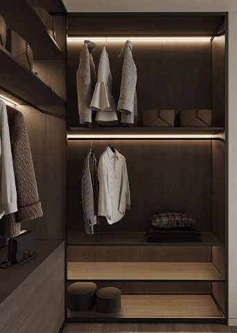 Small Walk-in Closet