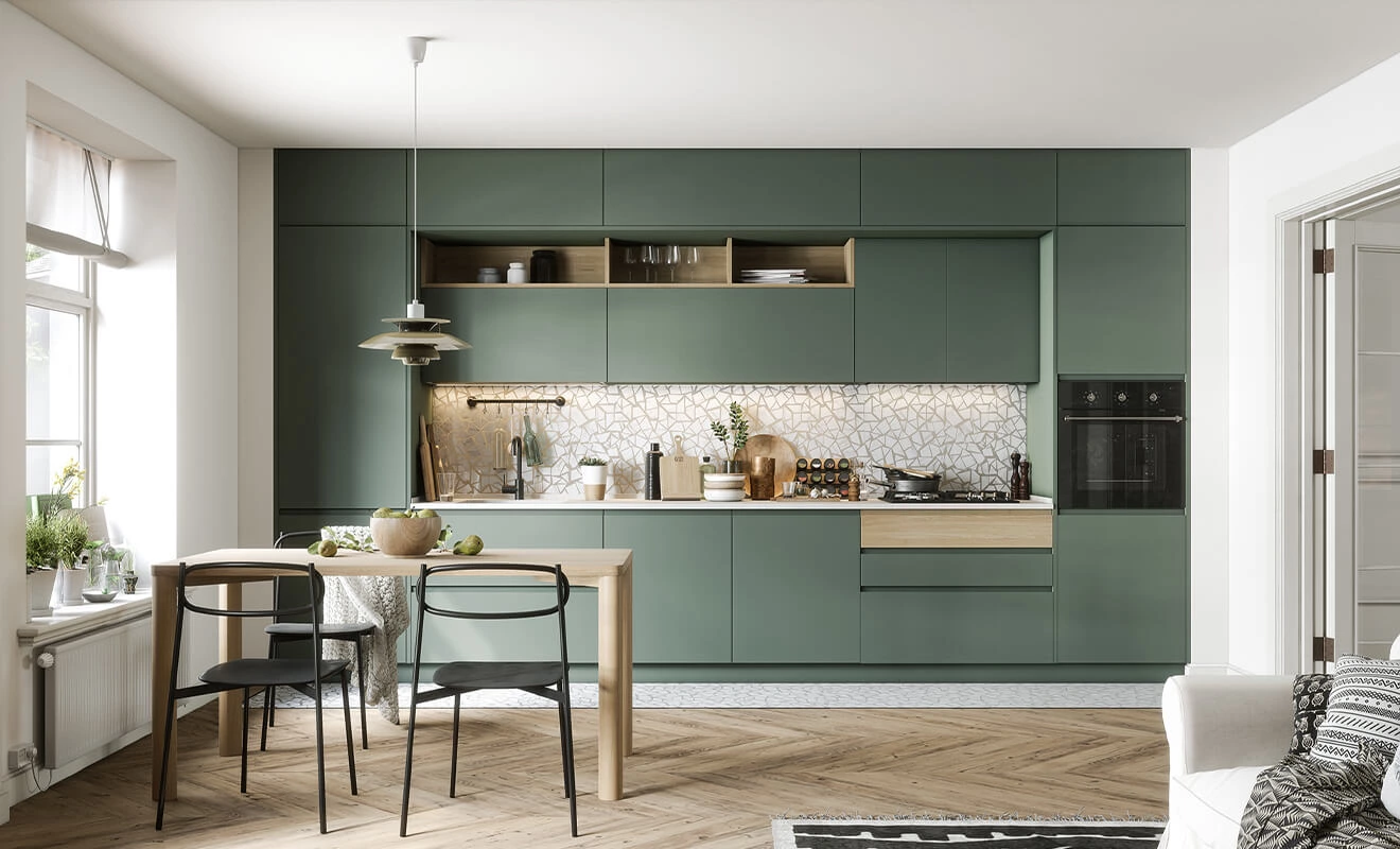 8 Stunning Colored Kitchen Cabinet Inspirations