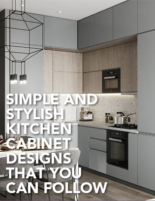Simple and Stylish Kitchen Cabinet Designs That You Can Follow