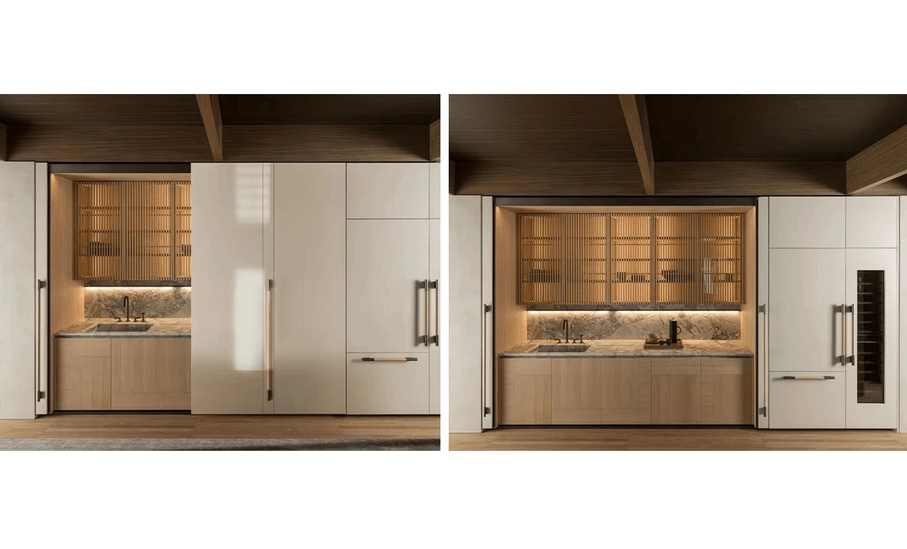 The Design Idea Of A Hidden Kitchen