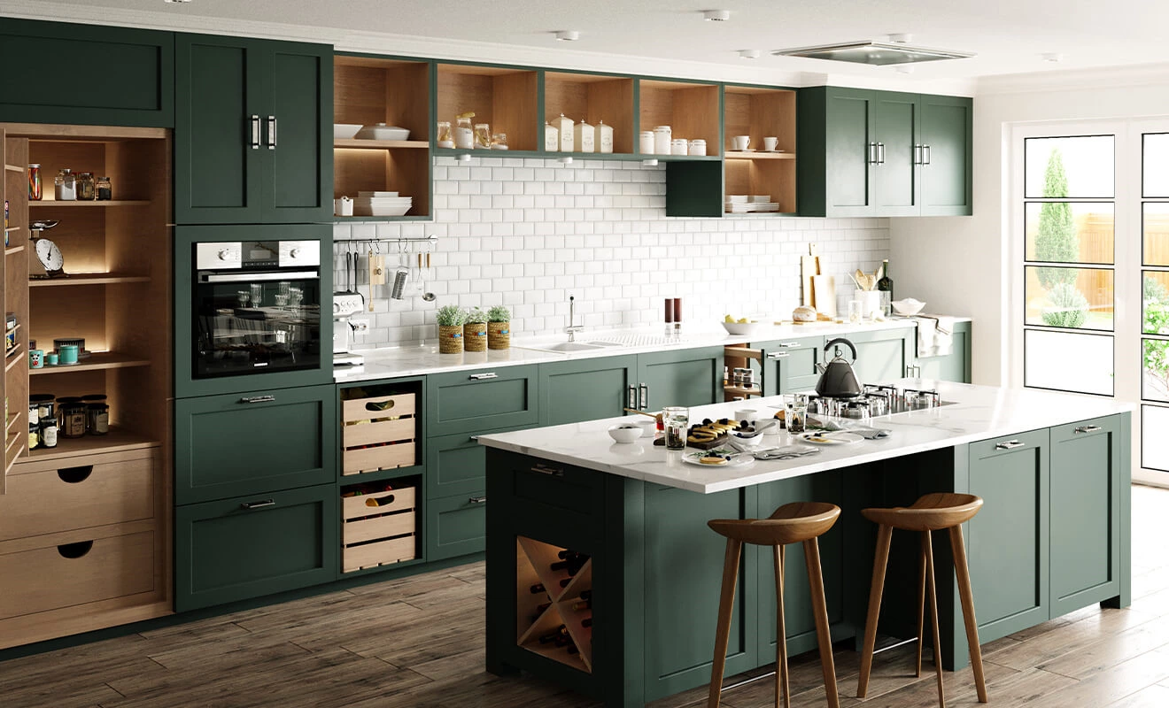 7 Green Kitchens To Refresh Your Home Space