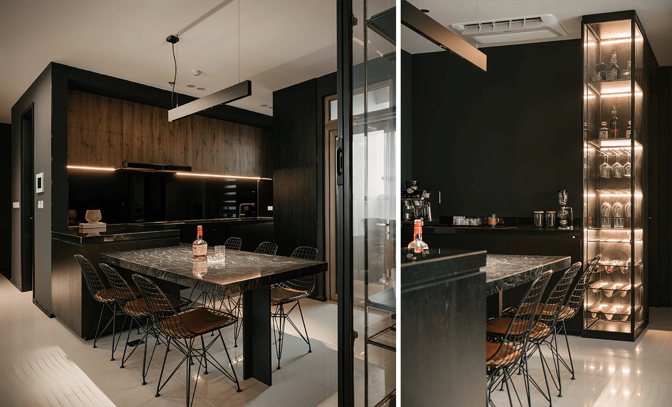 7 Ideas For A Wood And Black Modern Kitchen