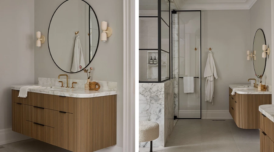 Soft-Minimalist Whole House Design with Marble Accents